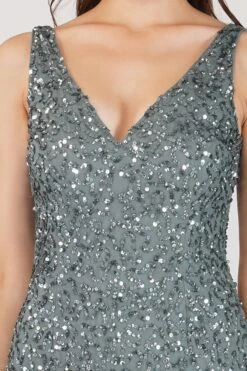 Greyson Teal Sequin Maxi Dress 10 Greyson Teal Sequin Maxi Dress -Laceand Beads 10 1 277a6d28 a35a 48fb ac7c 251d7212d4ce