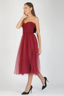 Litzy Midi In Burgundy 7 Litzy Midi In Burgundy -Laceand Beads 10 3