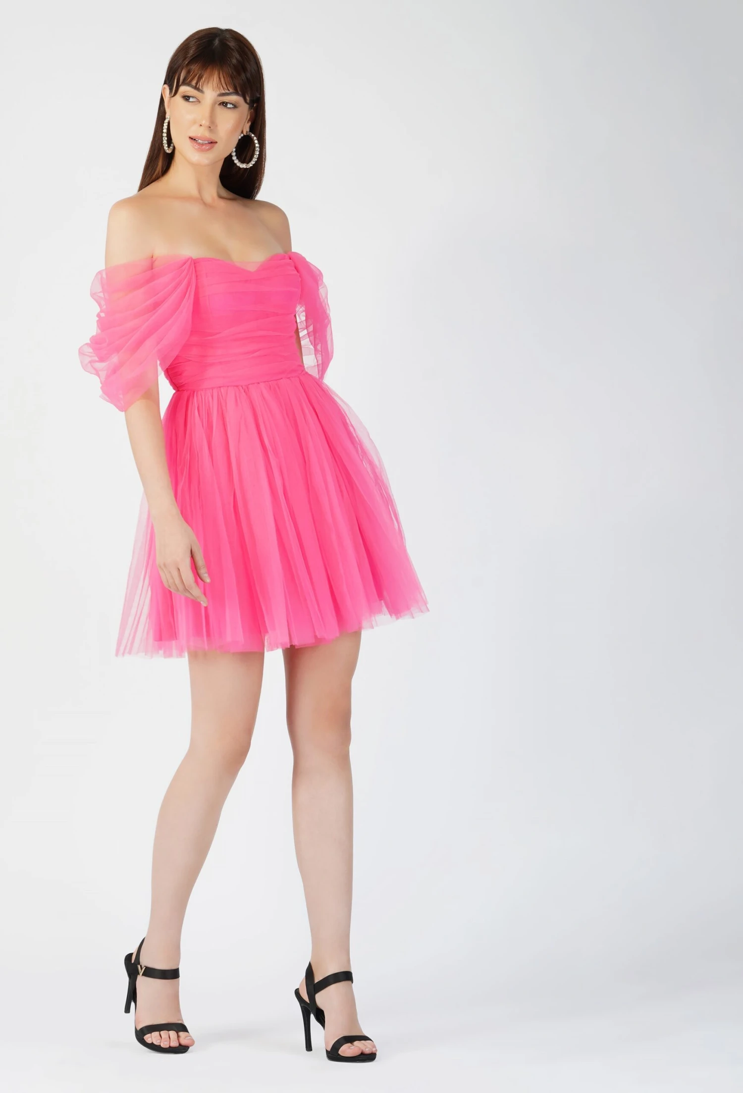 Sydney Pink Tulle Mini Dress 3 Sydney Pink Tulle Mini Dress - Image 3