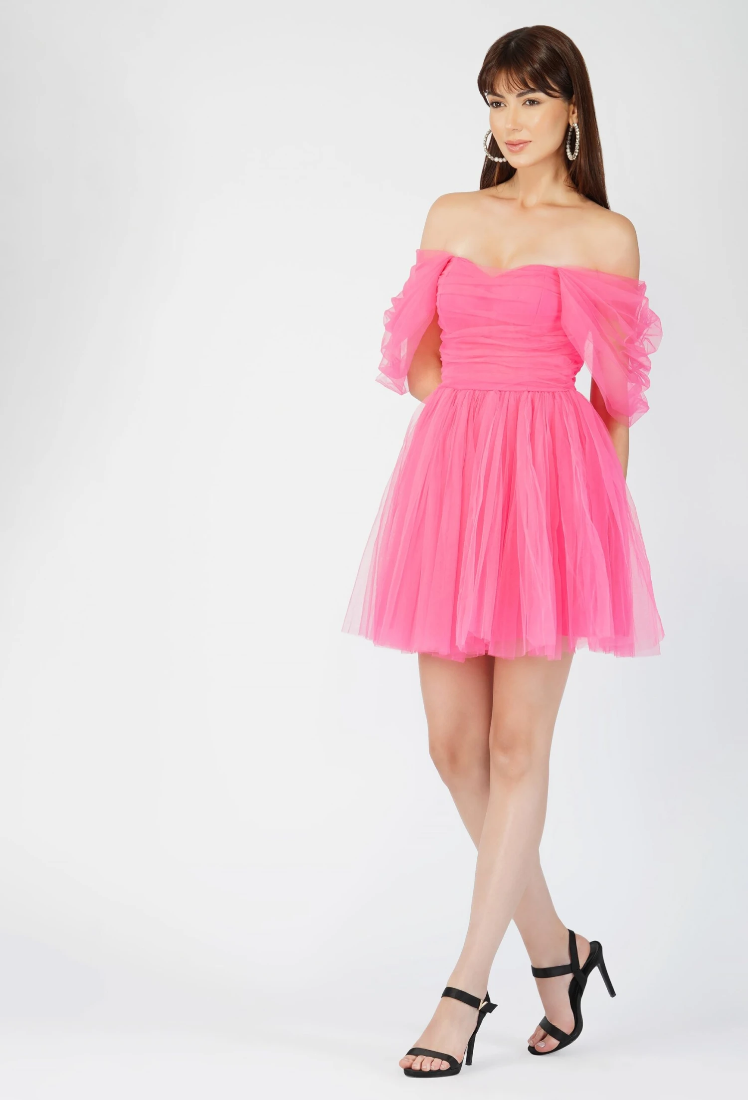 Sydney Pink Tulle Mini Dress 5 Sydney Pink Tulle Mini Dress - Image 5