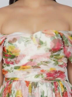 Sydney Tulle Maxi Dress In Bright Floral 9 Sydney Tulle Maxi Dress In Bright Floral -Laceand Beads 10 5 661109e5 43b7 4c83 9571 f44ef0594e1f