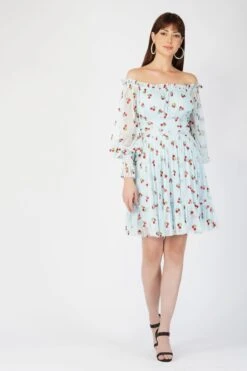 Robin Glitter Cherry Print Dress -Laceand Beads 11 2 53156fa4 99b8 4dc3 88f5 1cf4b10df946