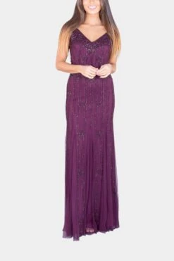 Keeva Burgundy Bridesmaid Maxi Dress -Laceand Beads 18 190d9396 56b7 424e 93bc 249a742e44a6