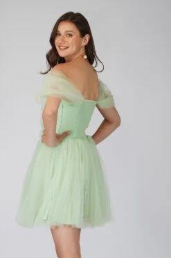 Sydney Sage Green Tulle Mini Dress 9 Sydney Sage Green Tulle Mini Dress -Laceand Beads 19 2 3892d8fc 6e45 433f 9dc7 a7d475b747ea