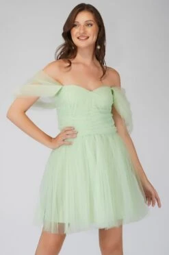 Sydney Sage Green Tulle Mini Dress 10 Sydney Sage Green Tulle Mini Dress -Laceand Beads 19 d2648946 0fb0 4160 b262 37565abfdb1e