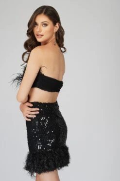 Xara Black Feather Top 9 Xara Black Feather Top -Laceand Beads 1 18 Copy 717c1e96 3d01 49e3 9cc8 c70cfd614570