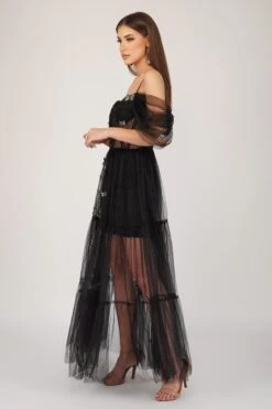 Lottie Butterfly Dress In Black -Laceand Beads 1 29 Copy 1671c626 b140 4e14 8ba2 a81fe0ddac64