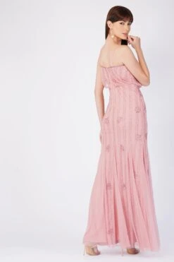 Keeva Dusty Pink Bridesmaid Dress -Laceand Beads 1 3 4589aaa8 9970 422d 9fa1 c150432ec9e7