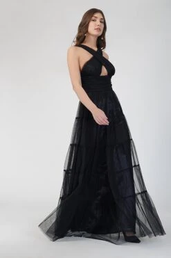 Dreamy Black Crisscross Front Maxi Dress 9 Dreamy Black Crisscross Front Maxi Dress -Laceand Beads 1 3 97898d6d 1e67 4c27 b2ab db6f8e44a9a2