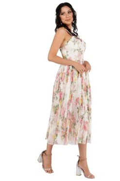 Dane Floral Tulle Corset Midi Dress 9 Dane Floral Tulle Corset Midi Dress -Laceand Beads 1 4 1994251c 1e52 4063 8061 8c46b813d435