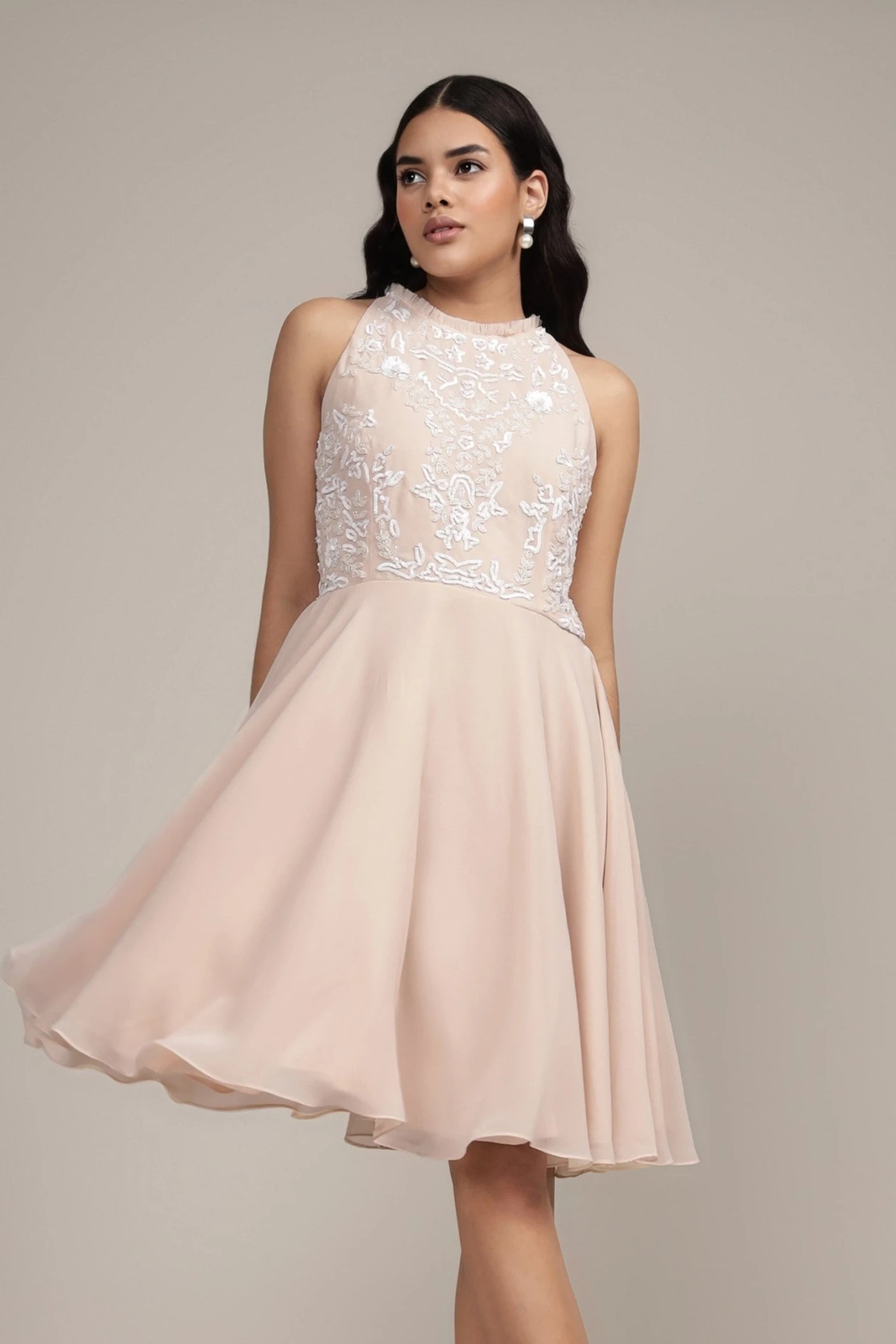 Nella Mini Dress In Vanilla Ice 1 Nella Mini Dress In Vanilla Ice