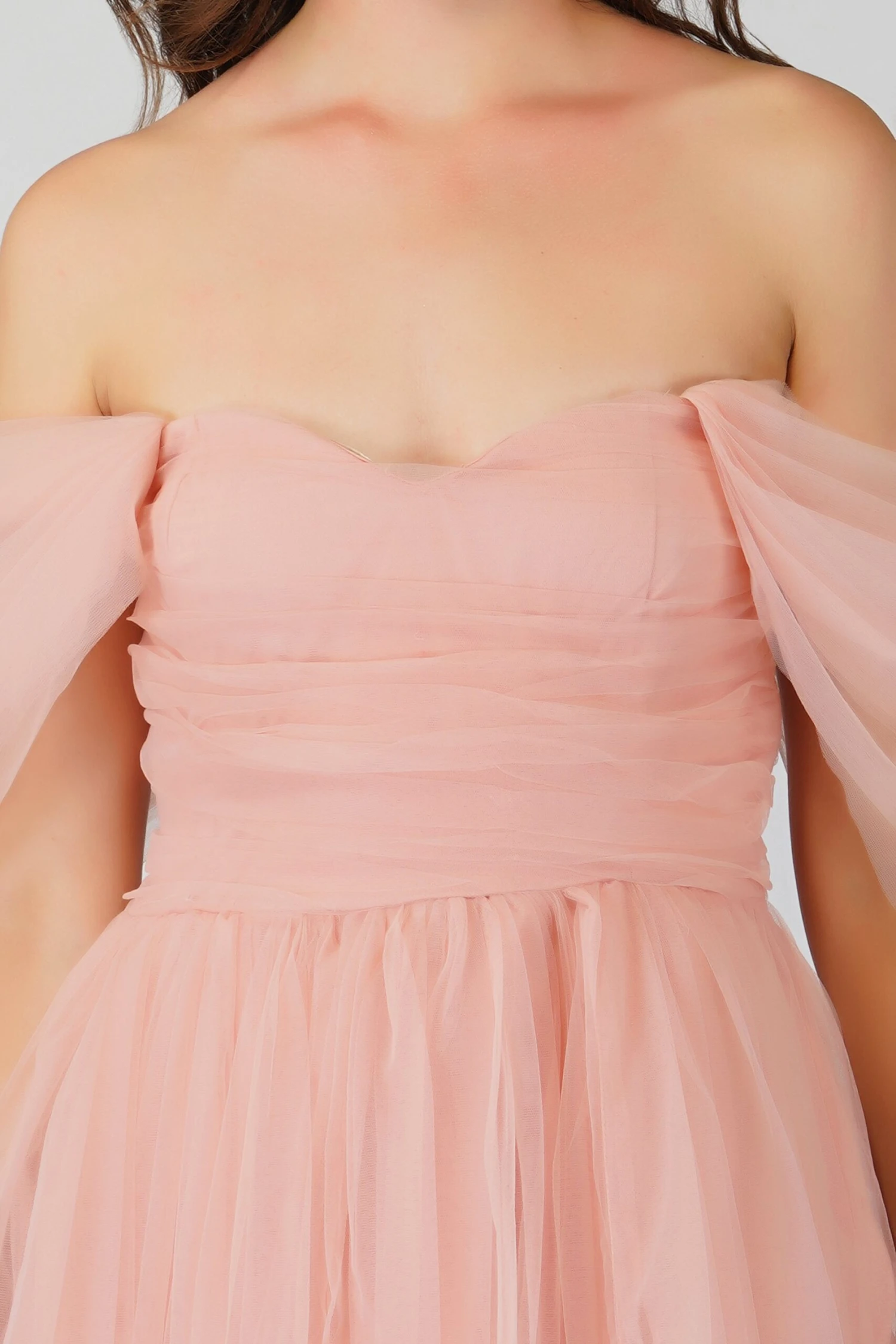 Sydney Light Pink Tulle Mini Dress 6 Sydney Light Pink Tulle Mini Dress - Image 6