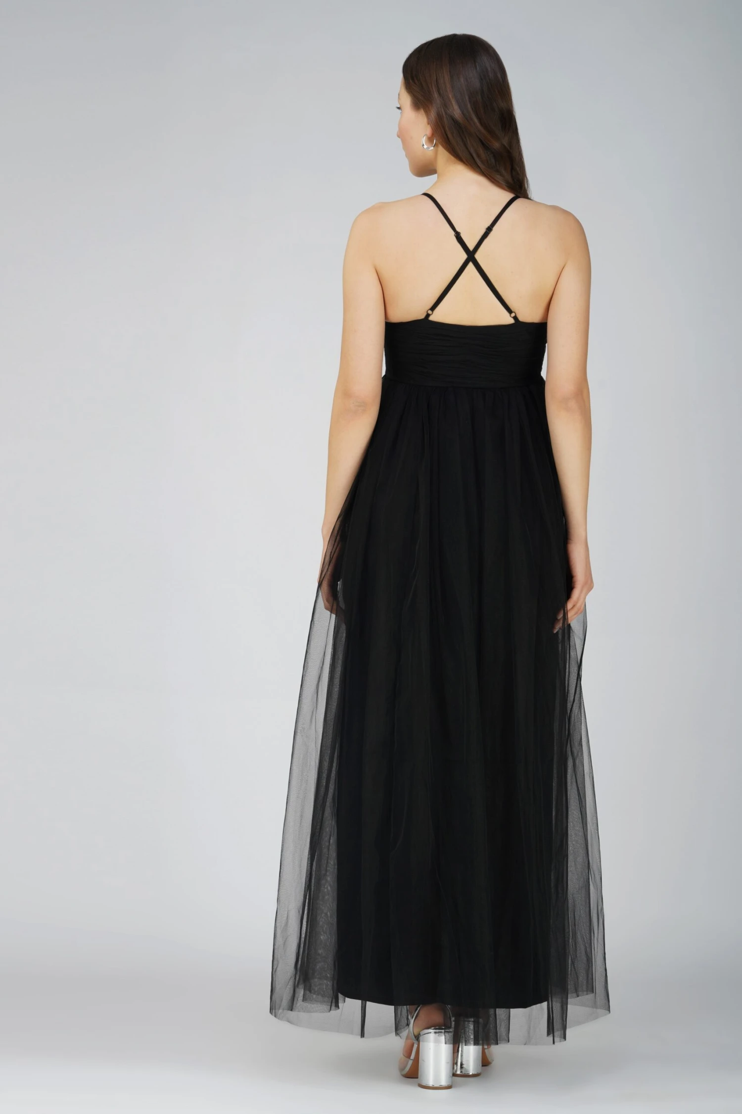Opal Tulle Maxi Dress In Black 10 Opal Tulle Maxi Dress In Black - Image 10