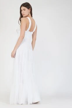 Dreamy White Crisscross Front Maxi Dress 7 Dreamy White Crisscross Front Maxi Dress -Laceand Beads 2 5 3e7ee20a f9e4 4bda bc40 5e08d01cd416
