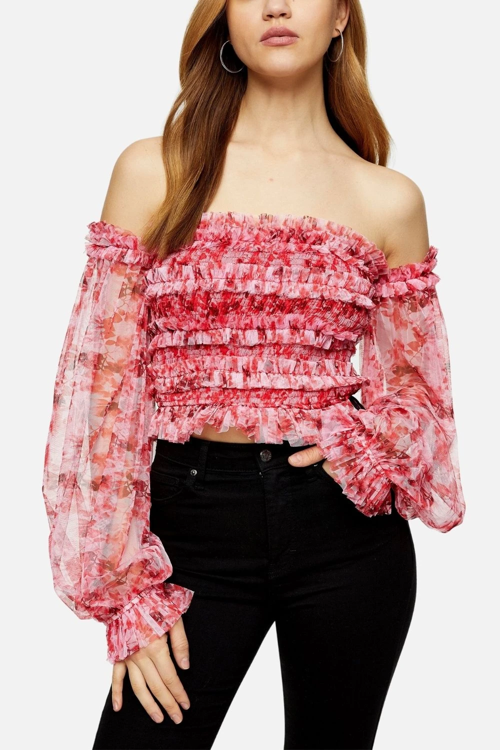 Rolf Top In Red Print 1 Rolf Top In Red Print