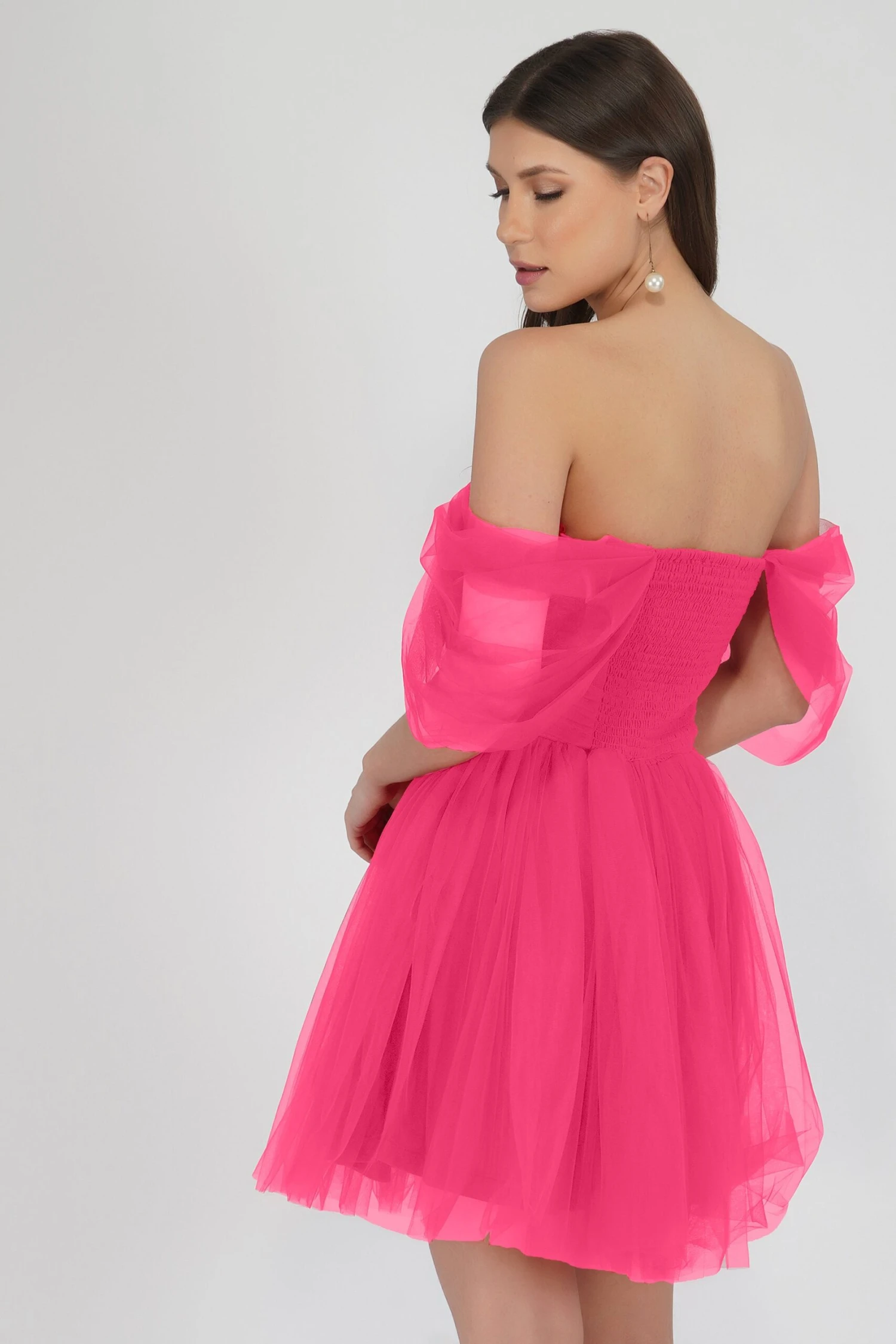 Sydney Pink Tulle Mini Dress 7 Sydney Pink Tulle Mini Dress - Image 7