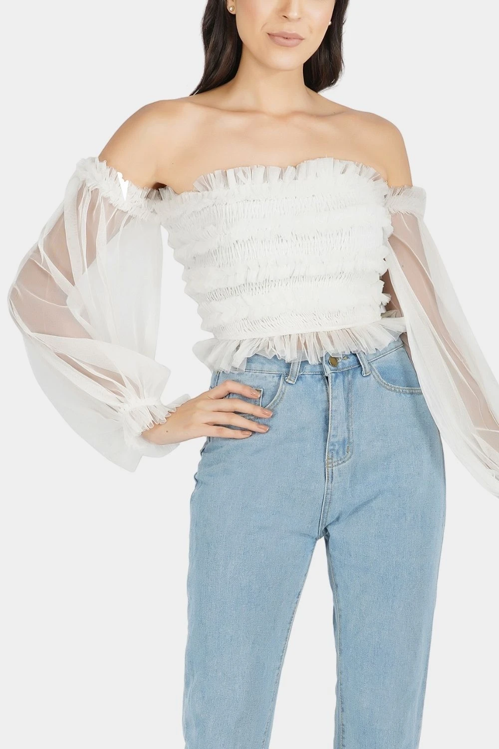 Rolf Top In White 2 Rolf Top In White - Image 2