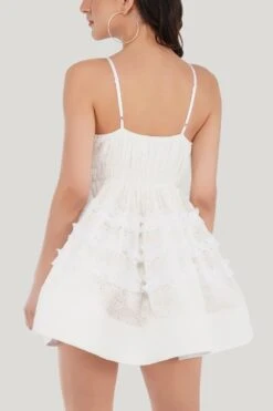 Bethan Cotton Lace Mini In White 7 Bethan Cotton Lace Mini In White -Laceand Beads 3 66d35062 b3ae 4ae3 a6d1 55f45ee89aad