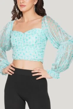 Lyla Tulle Top In Mint Heart Print -Laceand Beads 42 633ada54 3848 409c 8dd9 2ffaa20912e7