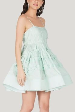 Bethan Cotton Mini Dress In Sage 17 Bethan Cotton Mini Dress In Sage -Laceand Beads 46 a08fdc55 f920 4ddc 9a27 23d3da877fd2