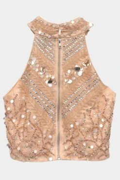 Shalice Nude Beaded Top 21 Shalice Nude Beaded Top -Laceand Beads 57 842f122a 733b 4f62 9efb e8efdd5d389b