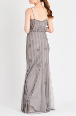 Keeva Grey Bridesmaid Maxi Dress 7 Keeva Grey Bridesmaid Maxi Dress -Laceand Beads 6