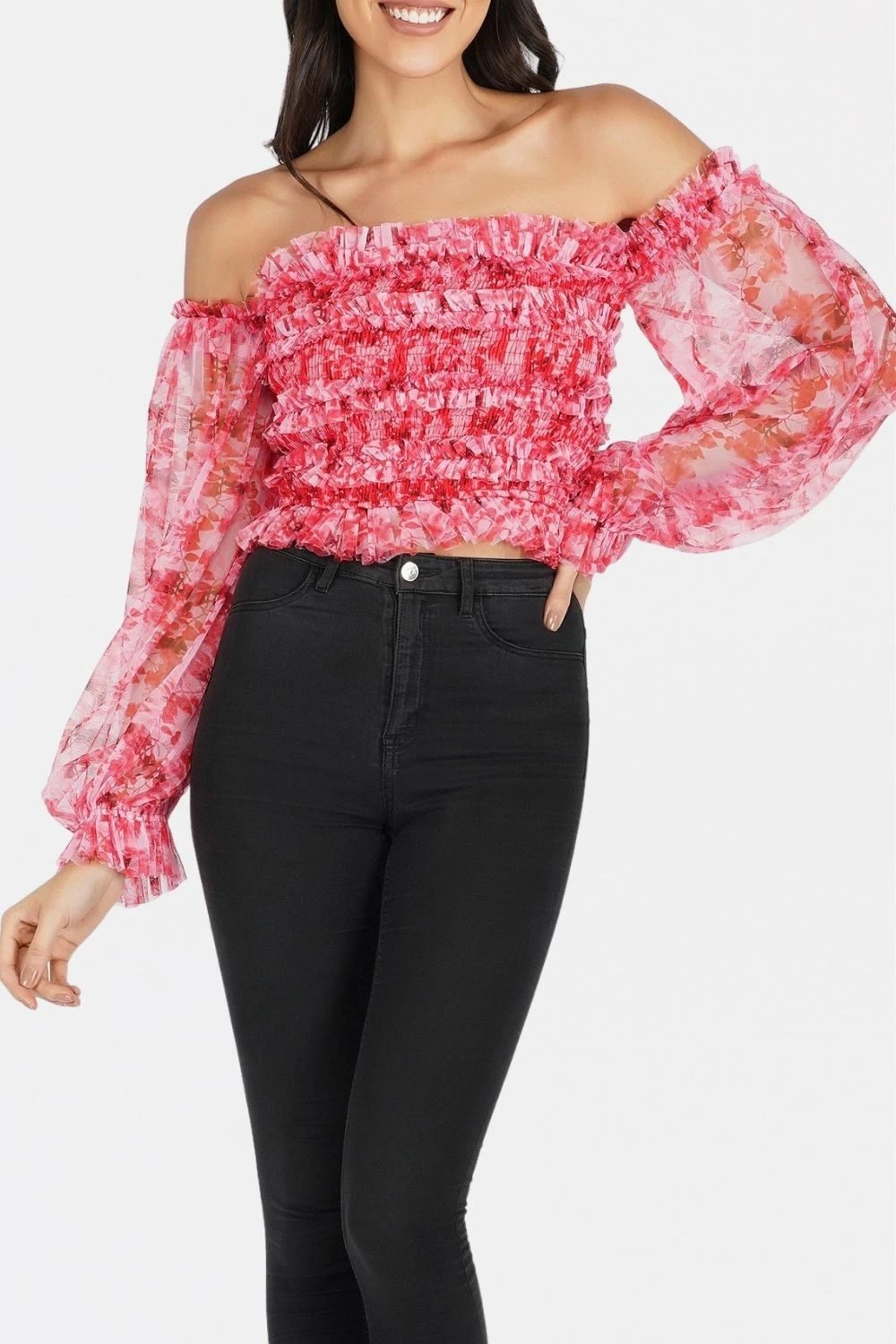 Rolf Top In Red Print 7 Rolf Top In Red Print - Image 7