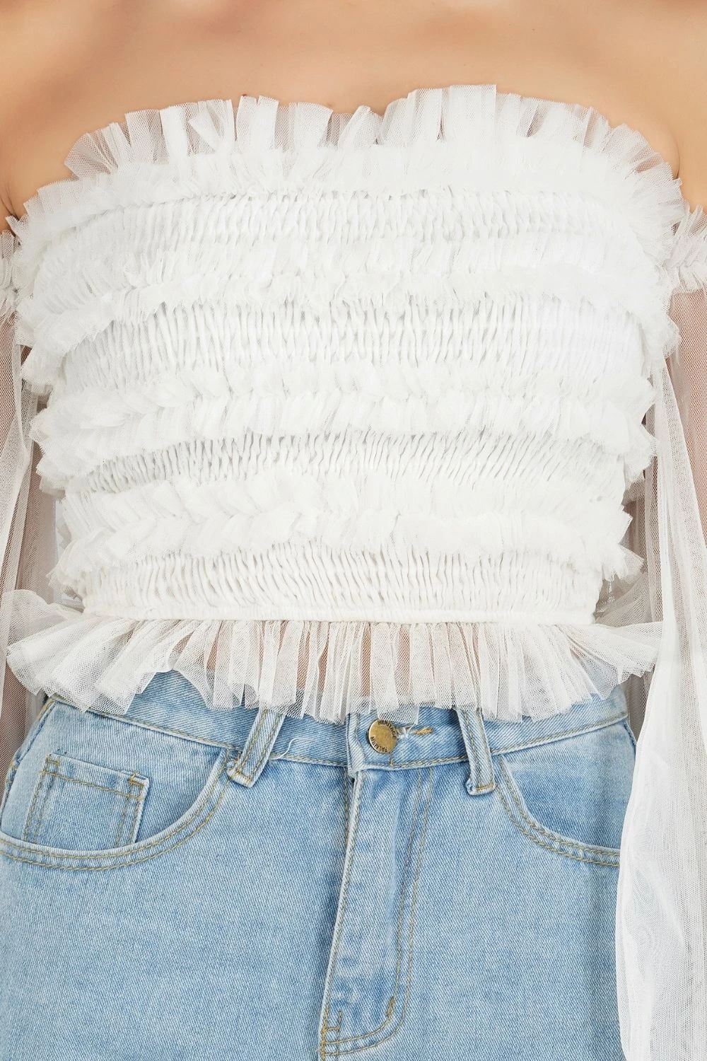 Rolf Top In White 5 Rolf Top In White - Image 5