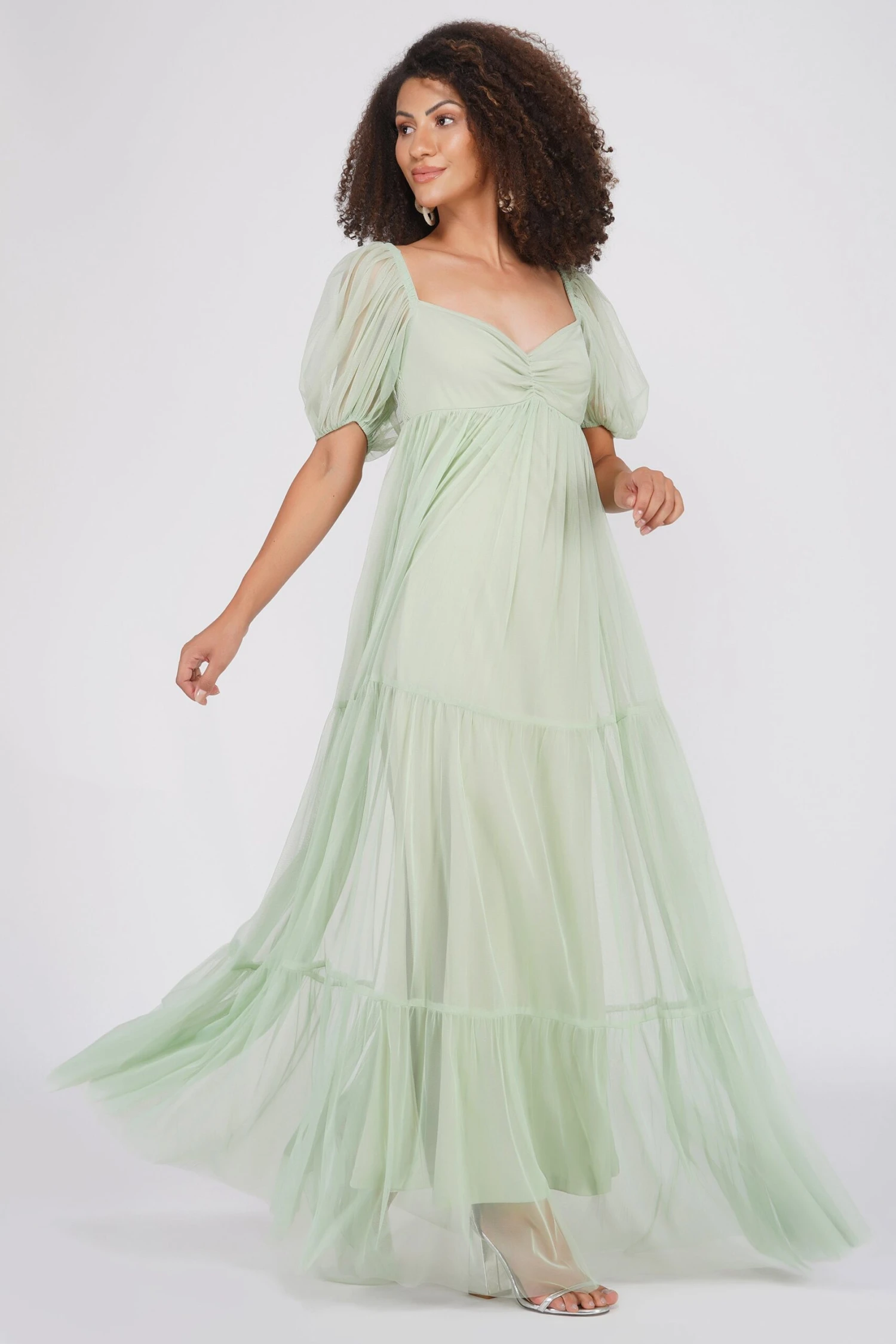 Charlotte Maxi In Sage Green 2 Charlotte Maxi In Sage Green - Image 2
