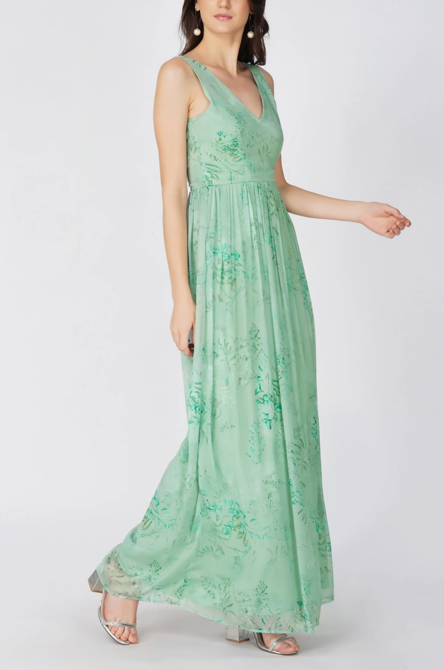 Ayden Green Printed Maxi Dress 2 Ayden Green Printed Maxi Dress - Image 2