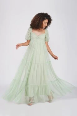 Charlotte Maxi In Sage Green 8 Charlotte Maxi In Sage Green -Laceand Beads 7 3 1