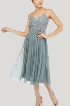 Riri Embellished Midi Dress In Teal -Laceand Beads 9 6a91fa90 2fdb 44d5 9b26 9acdaf624a8a