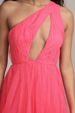 Aurelia Pink Pom Pom Mini Dress -Laceand Beads Aurelia Pink Pom Pom Mini Dress 10