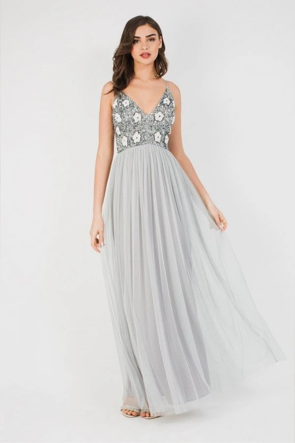 Avon Bridesmaid Maxi In Grey 1 Avon Bridesmaid Maxi In Grey