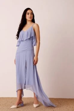 Cassa Midi Dress In Light Blue -Laceand Beads Cassa Midi in Blue 4
