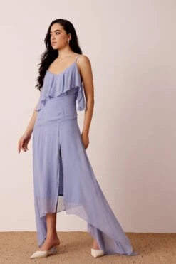 Cassa Midi Dress In Light Blue -Laceand Beads Cassa Midi in Blue 5