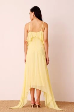 Cassa Midi Dress In Pale Yellow 8 Cassa Midi Dress In Pale Yellow -Laceand Beads Cassa Midi in Yellow 2