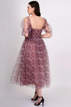 Melbourne Floral Tulle Midi Dress 5 Melbourne Floral Tulle Midi Dress -Laceand Beads DSC2752