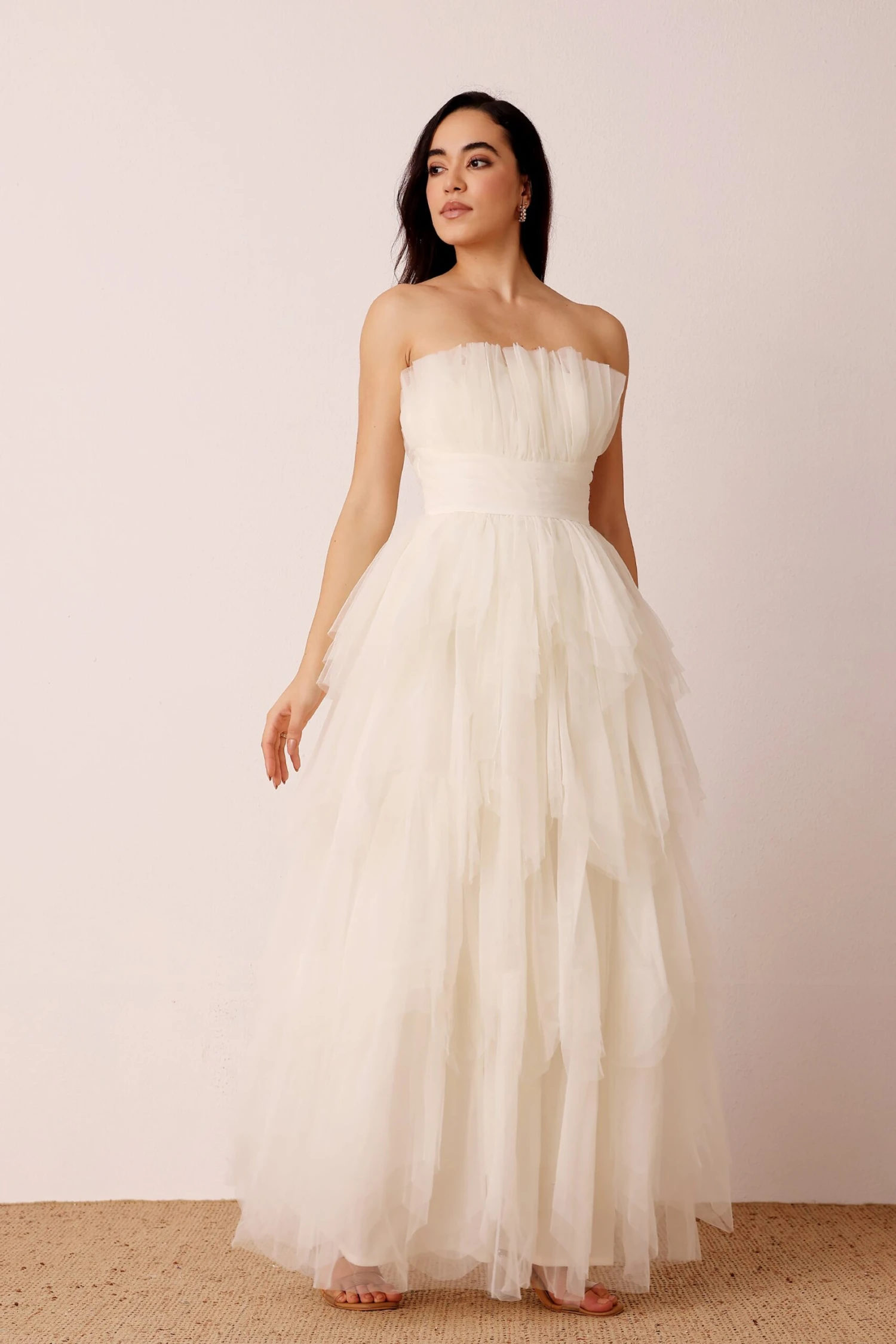 Dakota Strapless Maxi Dress In Ivory 1 Dakota Strapless Maxi Dress In Ivory