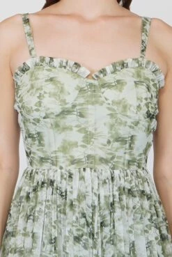 Dane Green Corset Midi Dress -Laceand Beads Dane 14