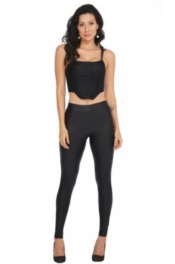 Devon Black Lace Corset Top -Laceand Beads DevonTop 3