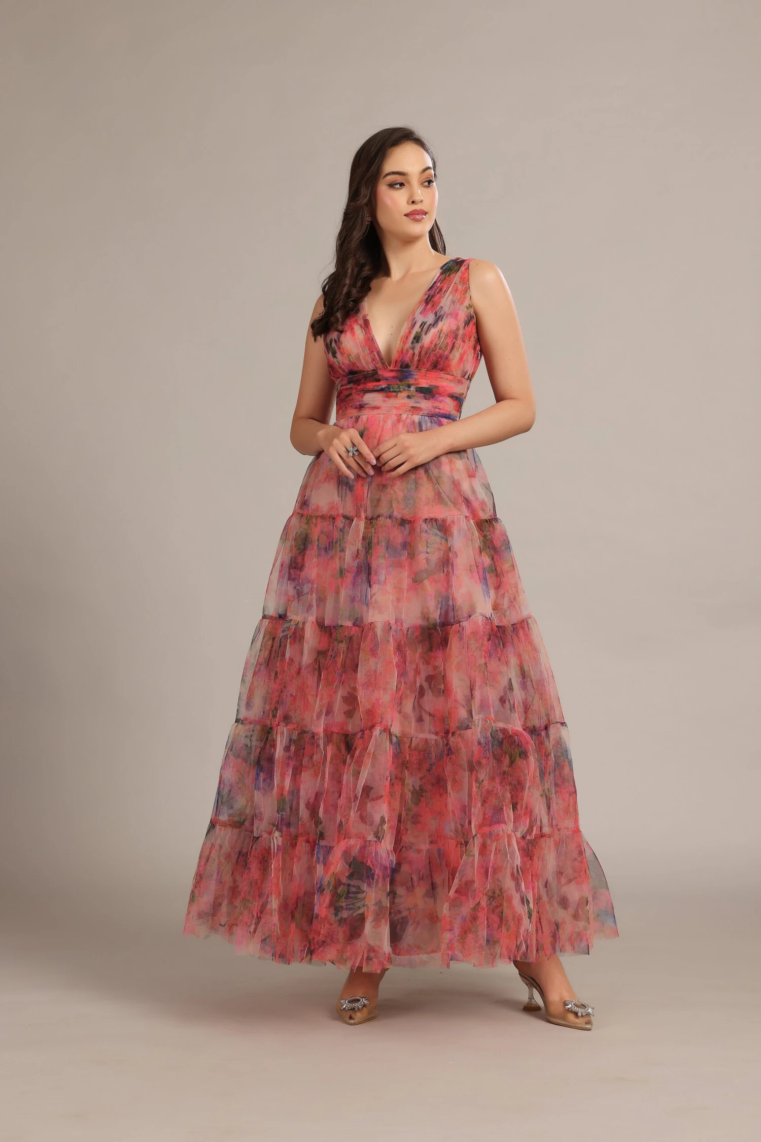 Candace Maxi Dress In Mixed Floral 1 Candace Maxi Dress In Mixed Floral