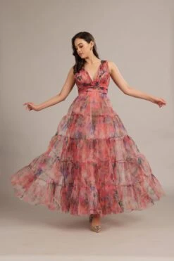 Candace Maxi Dress In Mixed Floral 7 Candace Maxi Dress In Mixed Floral -Laceand Beads EDITCandaceMaxiinMixedFloral 6