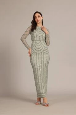 Ellis Maxi Dress In Sage Green 9 Ellis Maxi Dress In Sage Green -Laceand Beads EDIT Ellis Maxi in Sage Green 2