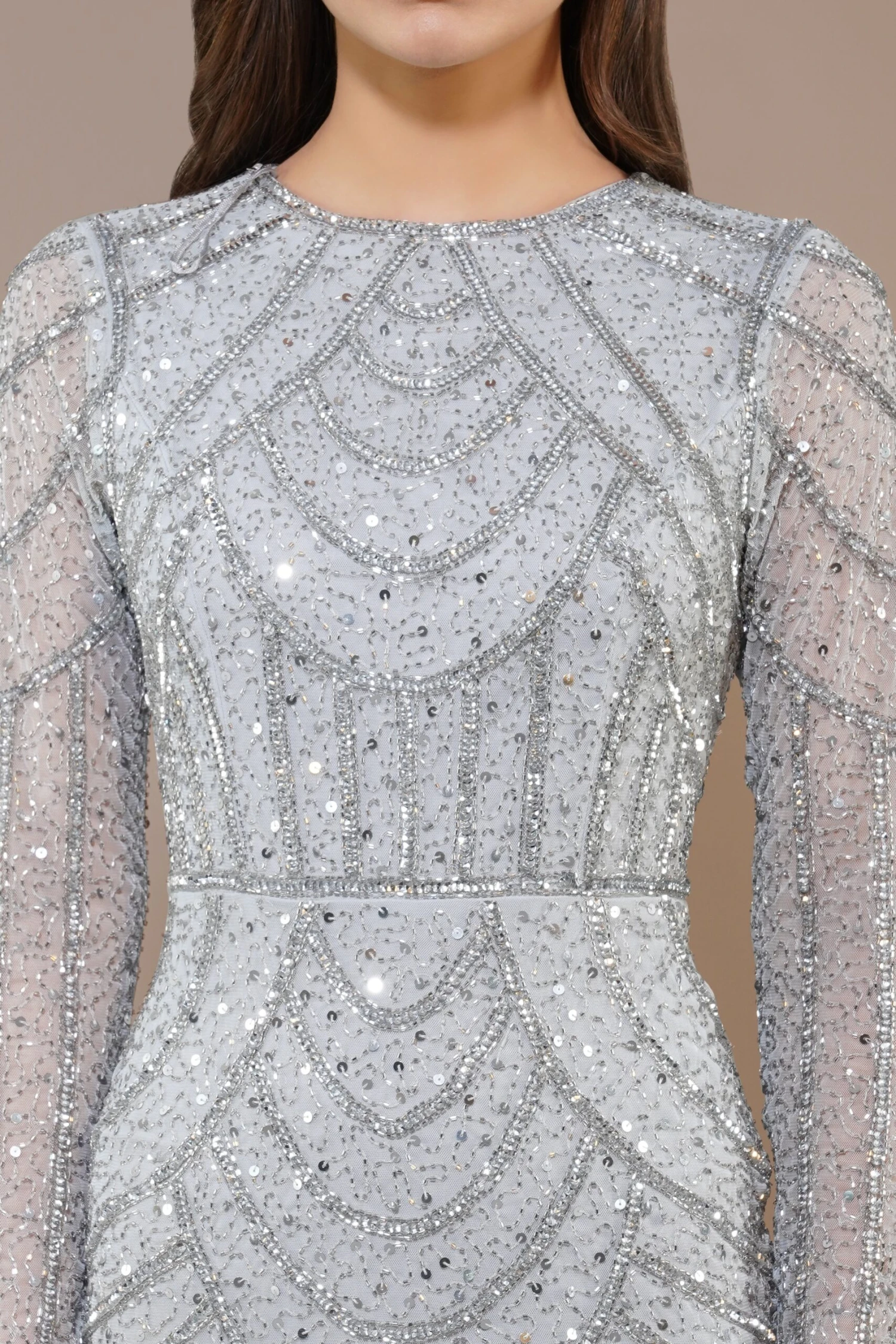 Ellis Maxi Dress In Ice Blue 2 Ellis Maxi Dress In Ice Blue - Image 2