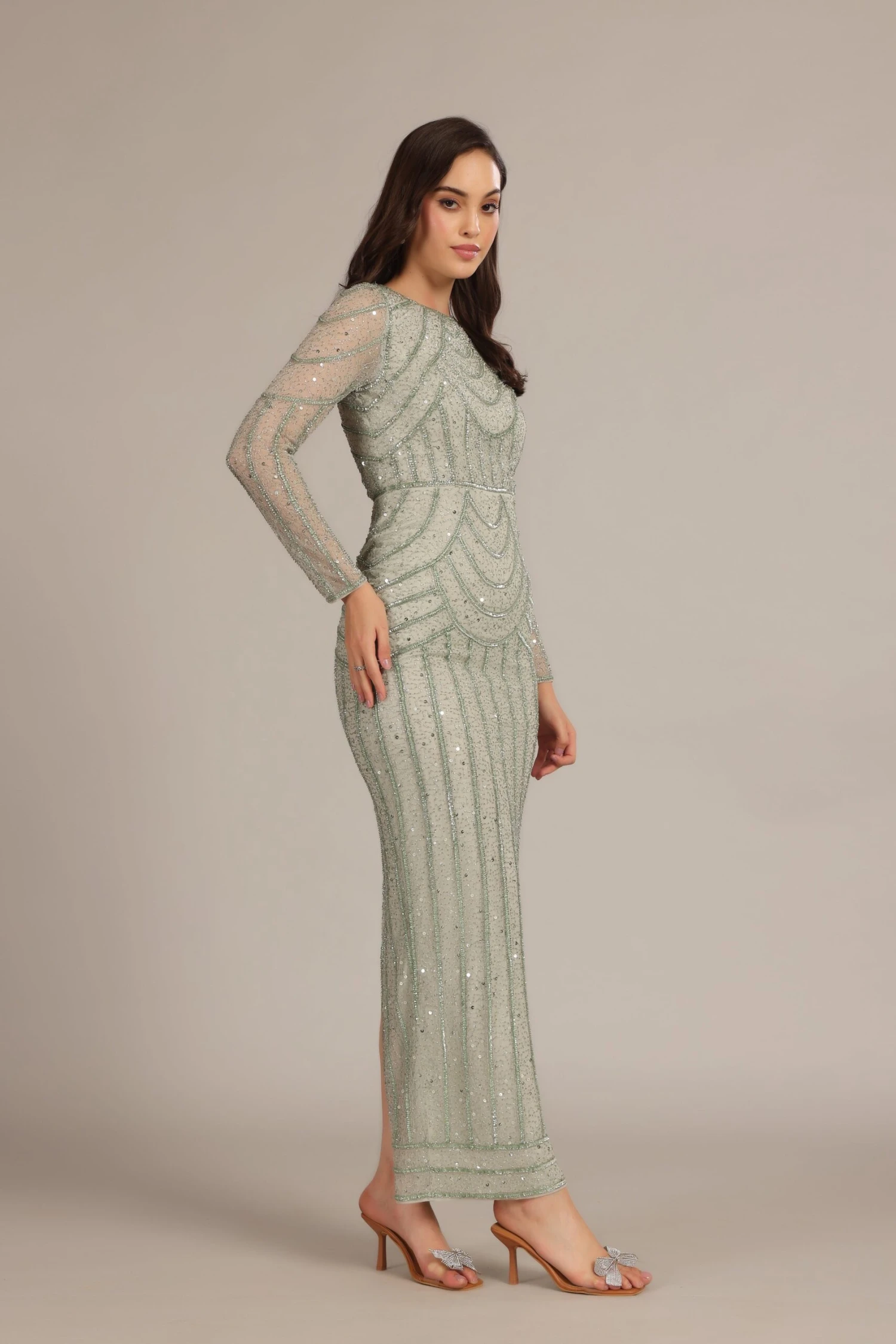Ellis Maxi Dress In Sage Green 1 Ellis Maxi Dress In Sage Green