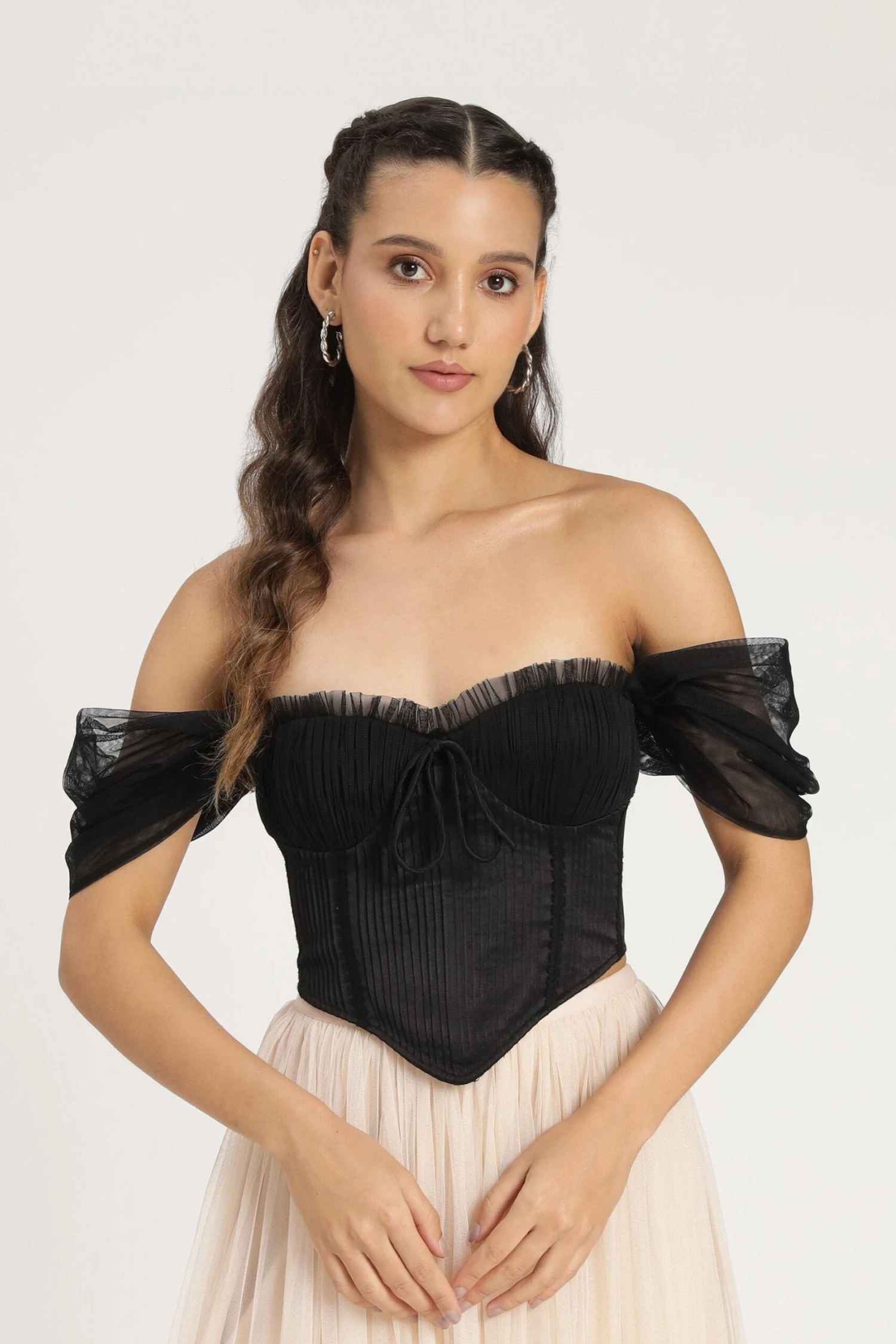 Emerie Corset Top In Black 4 Emerie Corset Top In Black - Image 4