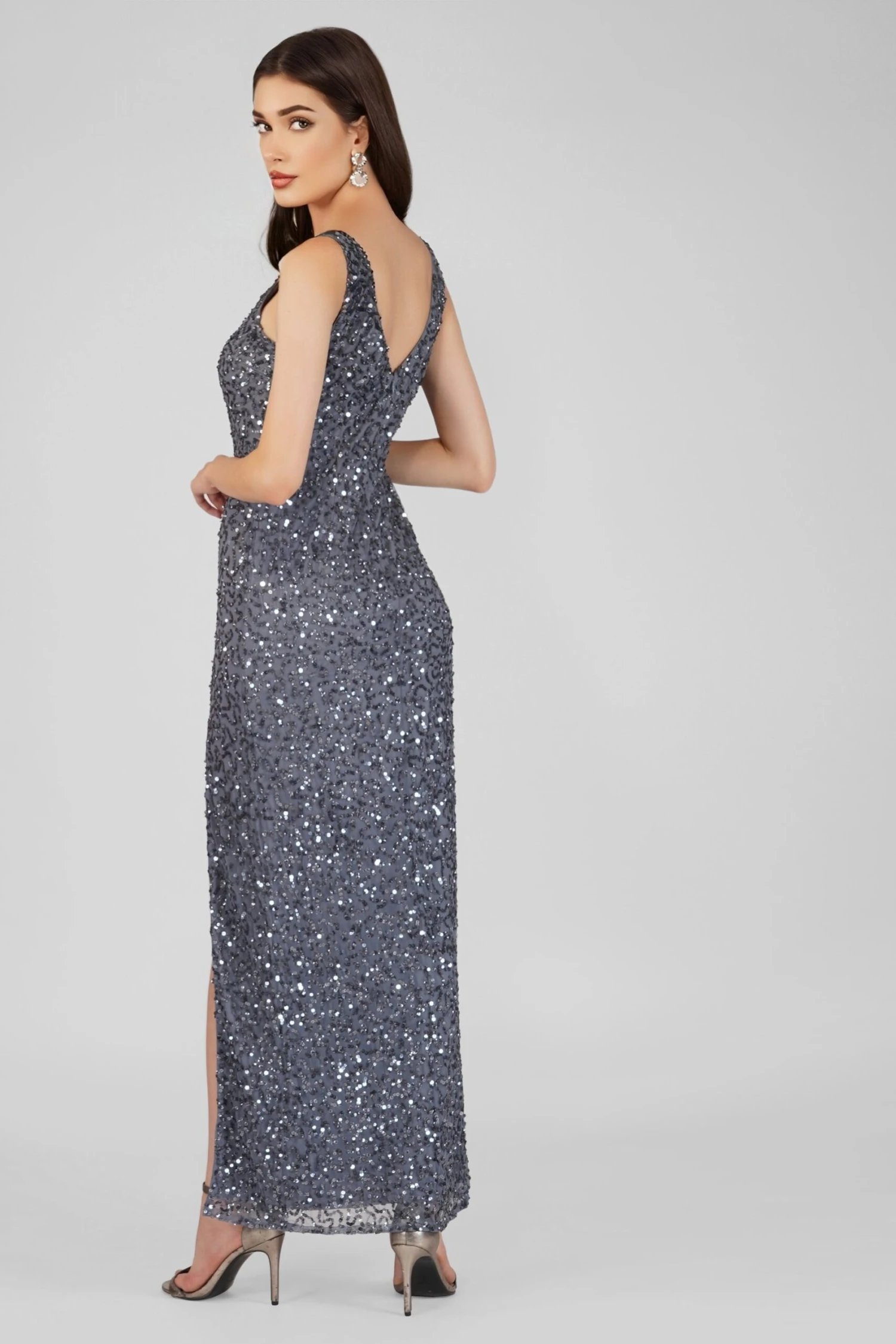 Greyson Grey Sequin Maxi Dress 2 Greyson Grey Sequin Maxi Dress - Image 2
