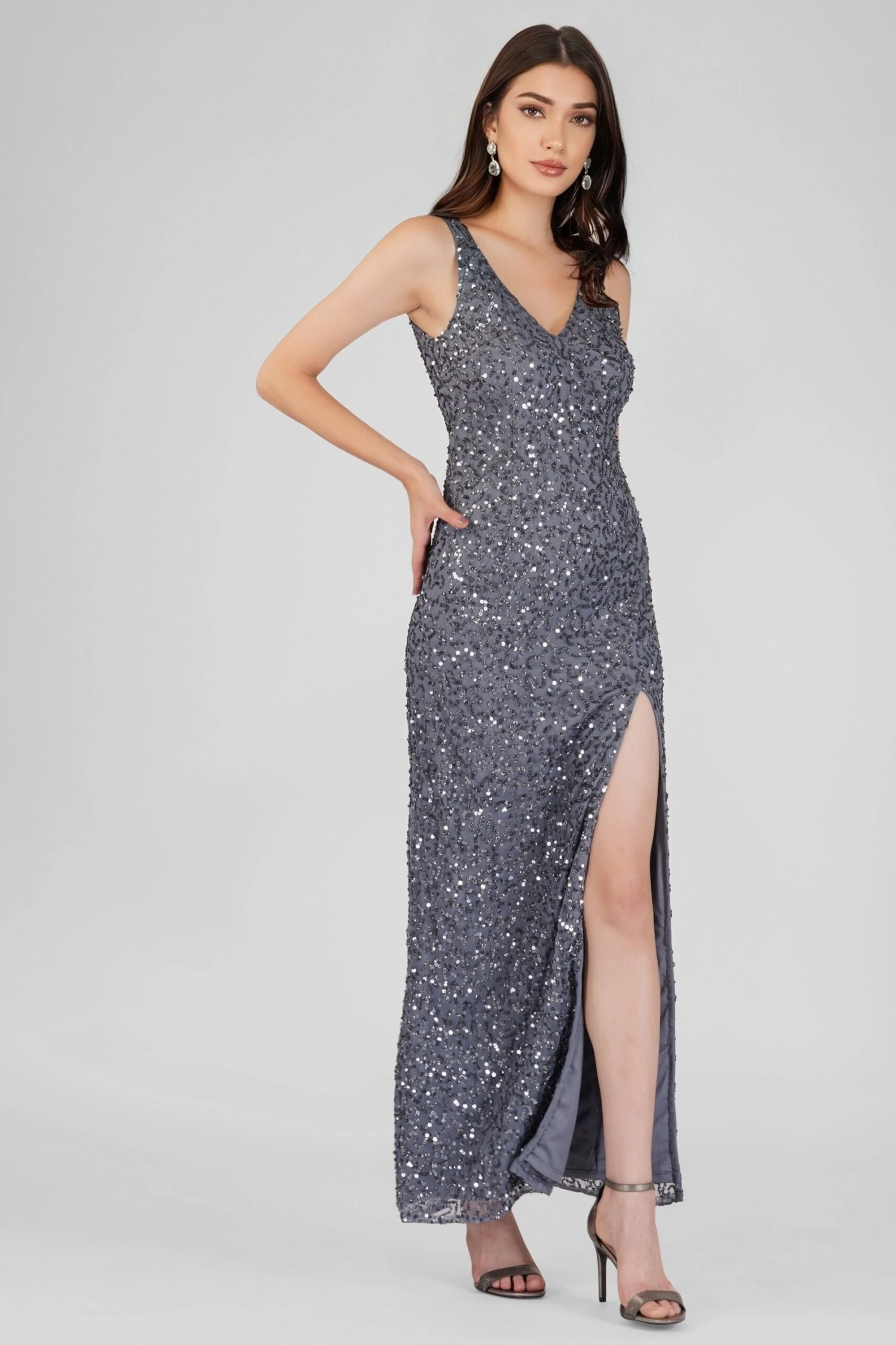 Greyson Grey Sequin Maxi Dress 4 Greyson Grey Sequin Maxi Dress - Image 4