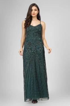 Sara Emerald Embellished Maxi Dress 12 Sara Emerald Embellished Maxi Dress -Laceand Beads IMG 2421